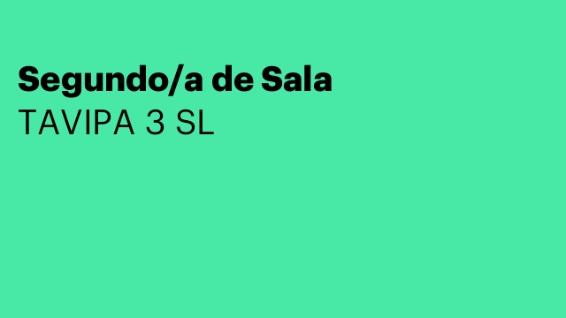 Segundo/a de Sala