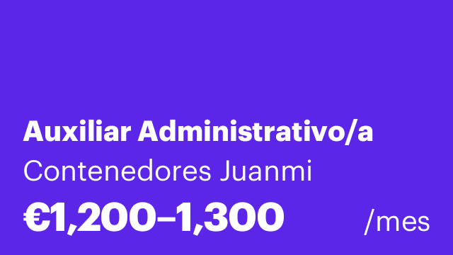 Auxiliar Administrativo/a