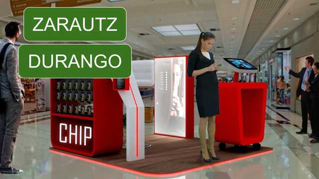 Vendedor/a en stand en hipermercado