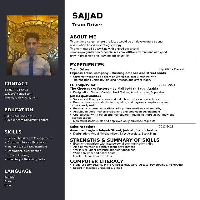 Candidate avatar