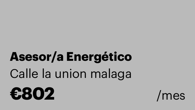 Asesor/a Energético