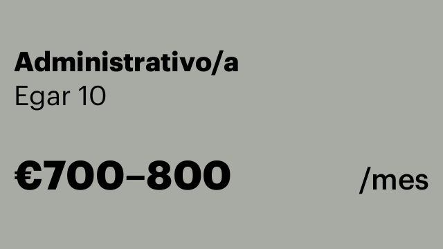 Administrativo/a