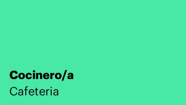 Cocinero/a