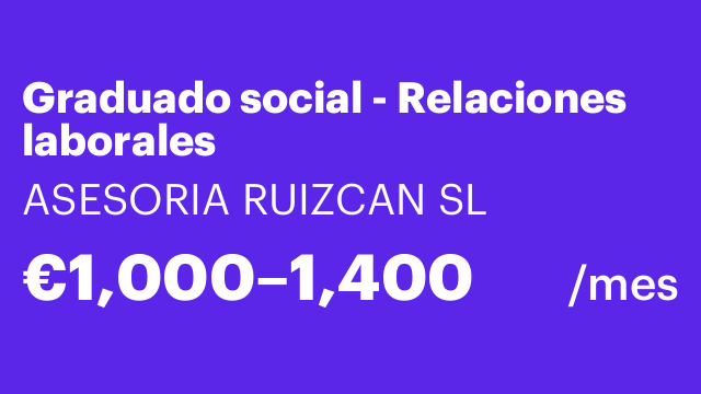 Graduado social - Relaciones laborales