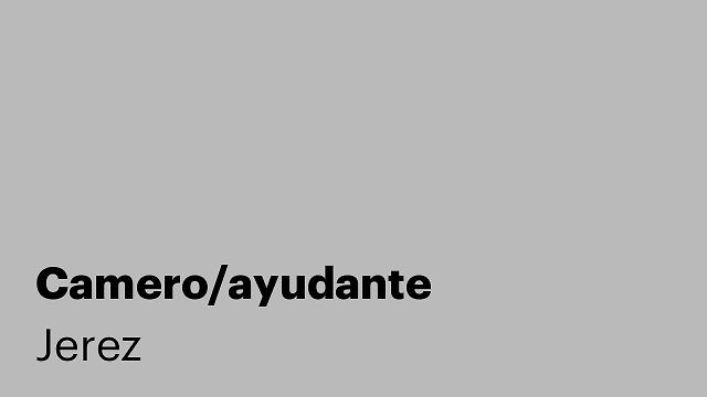 Camero/ayudante