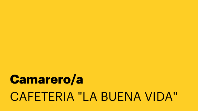 Camarero/a