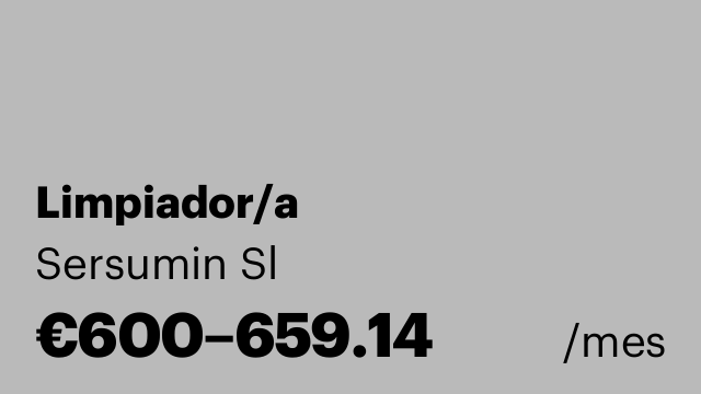 Limpiador/a