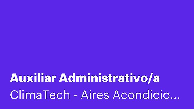 Auxiliar Administrativo/a