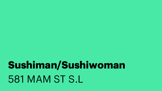 Sushiman/Sushiwoman