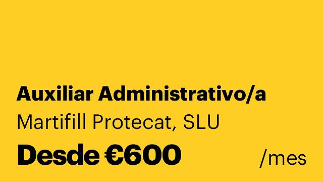 Auxiliar Administrativo/a
