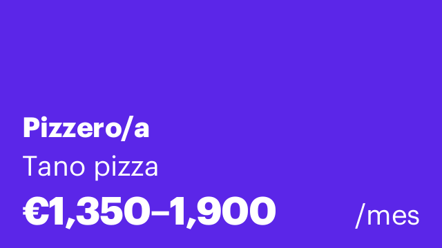 Pizzero/a