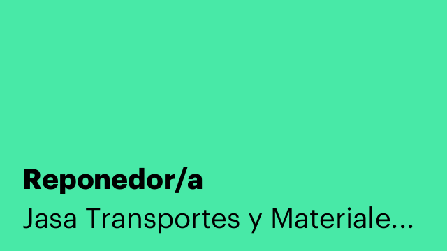 Reponedor/a