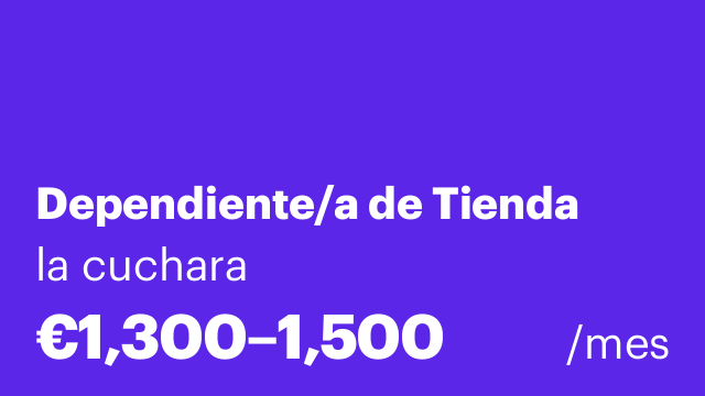 Dependiente/a de Tienda