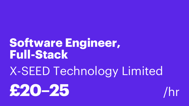 Software Engineer, Full-Stack