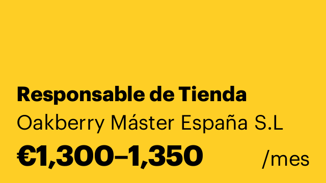 Responsable de Tienda