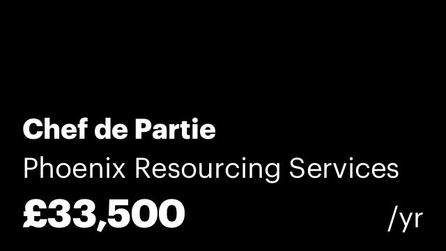 Chef de Partie