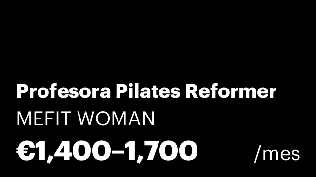 Profesora Pilates Reformer