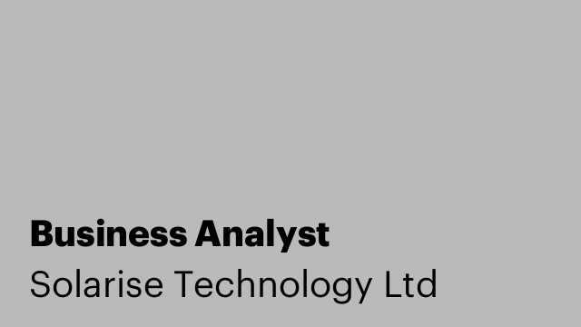 Business Analyst