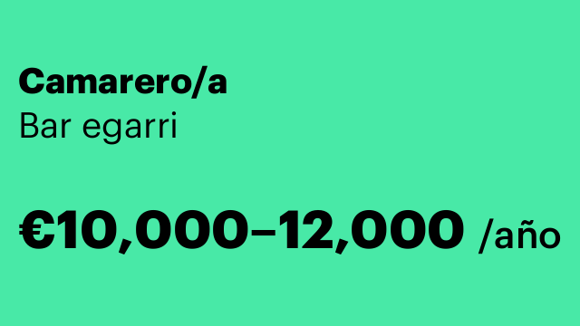 Camarero/a