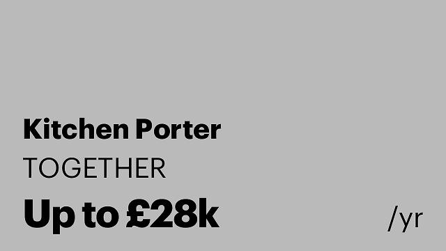 Kitchen Porter
