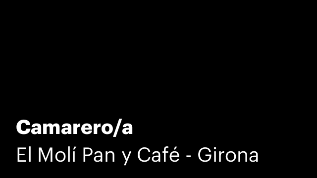 Camarero/a