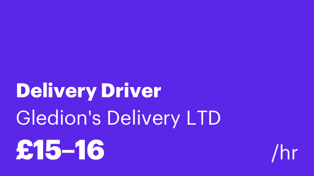 Delivery Driver