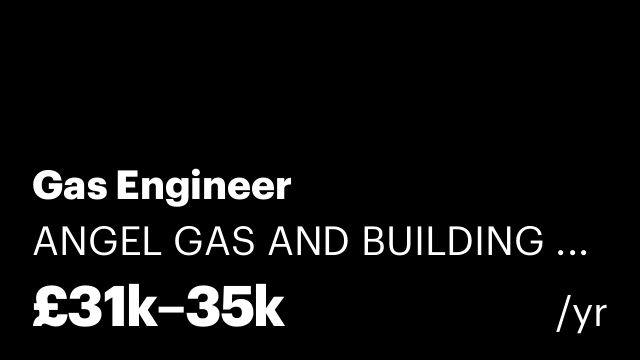 Gas Engineer