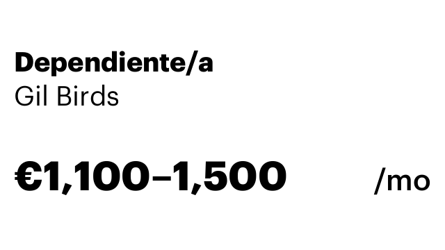 Dependiente/a