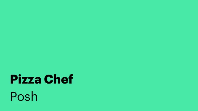 Pizza Chef