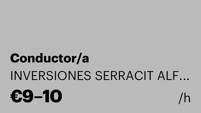 Conductor/a