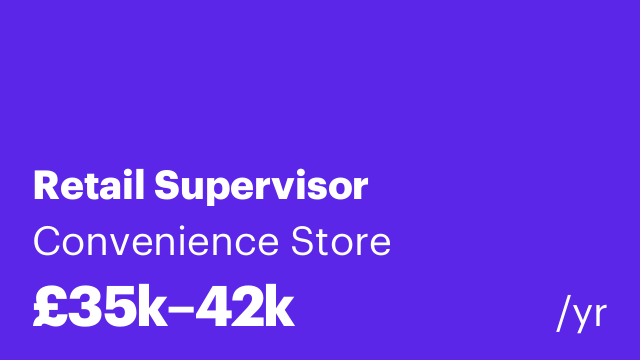 Retail Supervisor