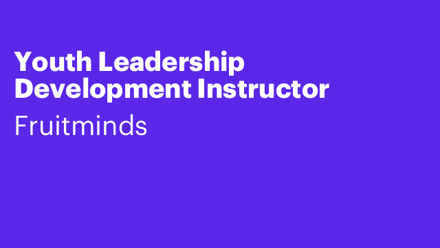 Youth Leadership Development Instructor