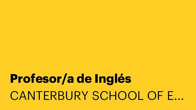 Profesor/a de Inglés