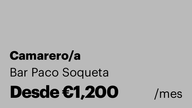 Camarero/a