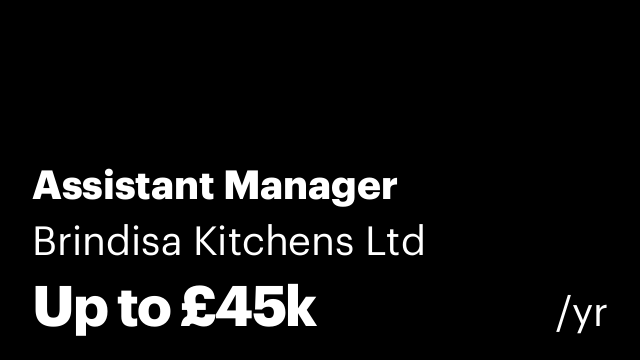 Assistant Manager