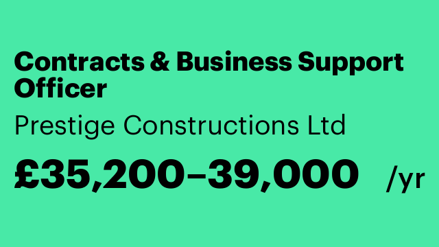Contracts & Business Support Officer