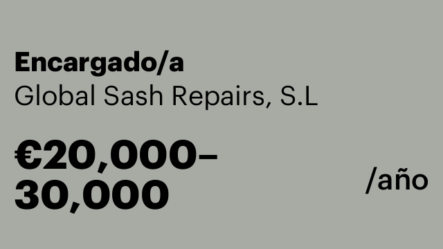 Encargado/a