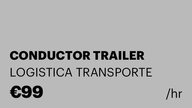 CONDUCTOR TRAILER