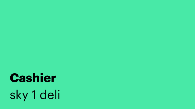 Cashier