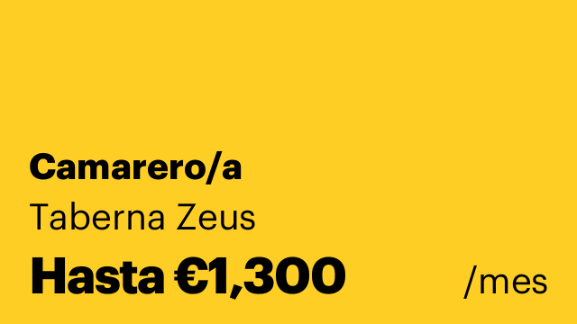 Camarero/a
