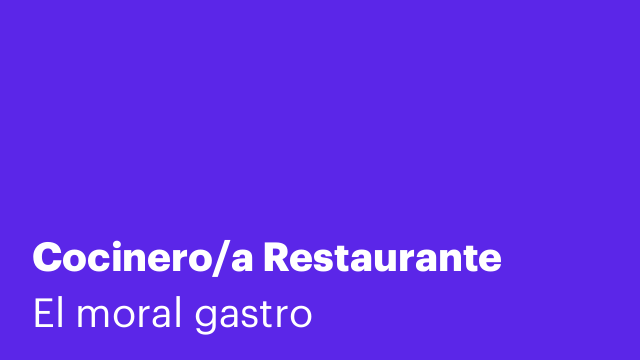 Cocinero/a Restaurante