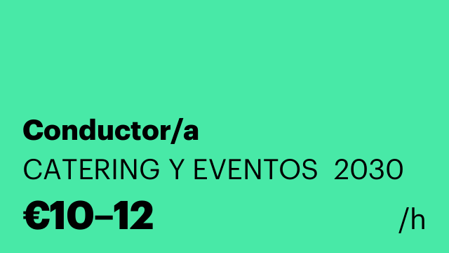 Conductor/a