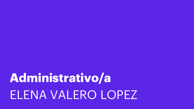 Administrativo/a