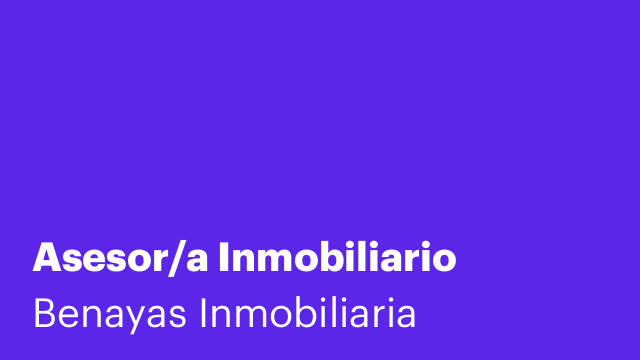 Asesor/a Inmobiliario