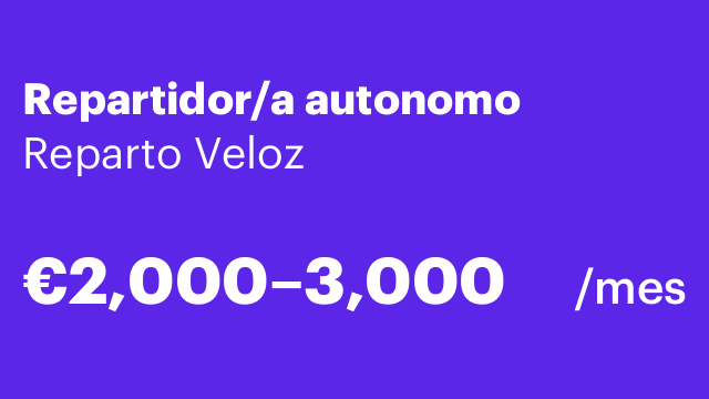 Repartidor/a autonomo