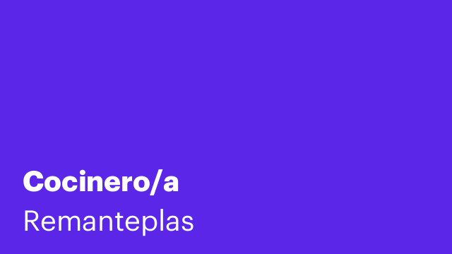 Cocinero/a