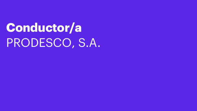Conductor/a