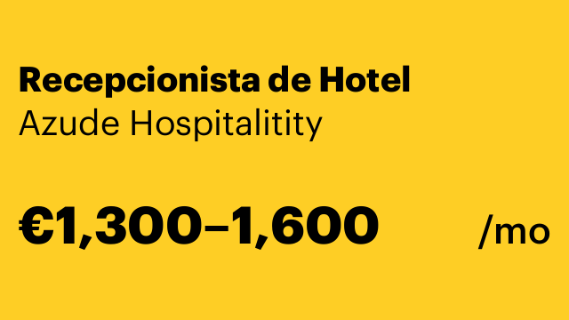 Recepcionista de Hotel