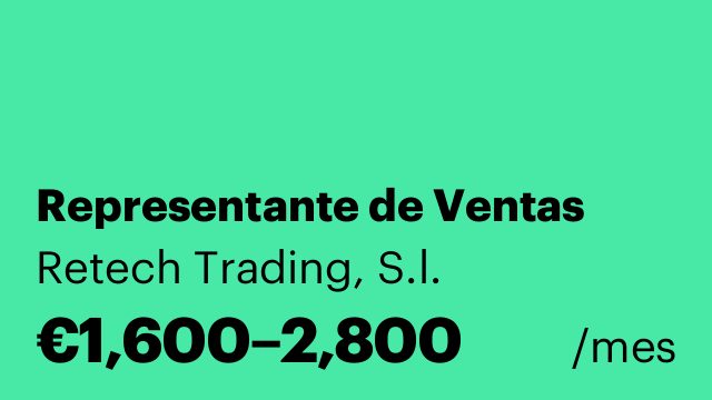 Representante de Ventas