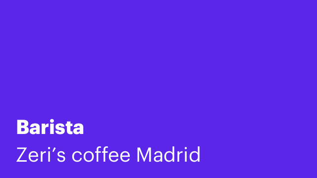 Barista